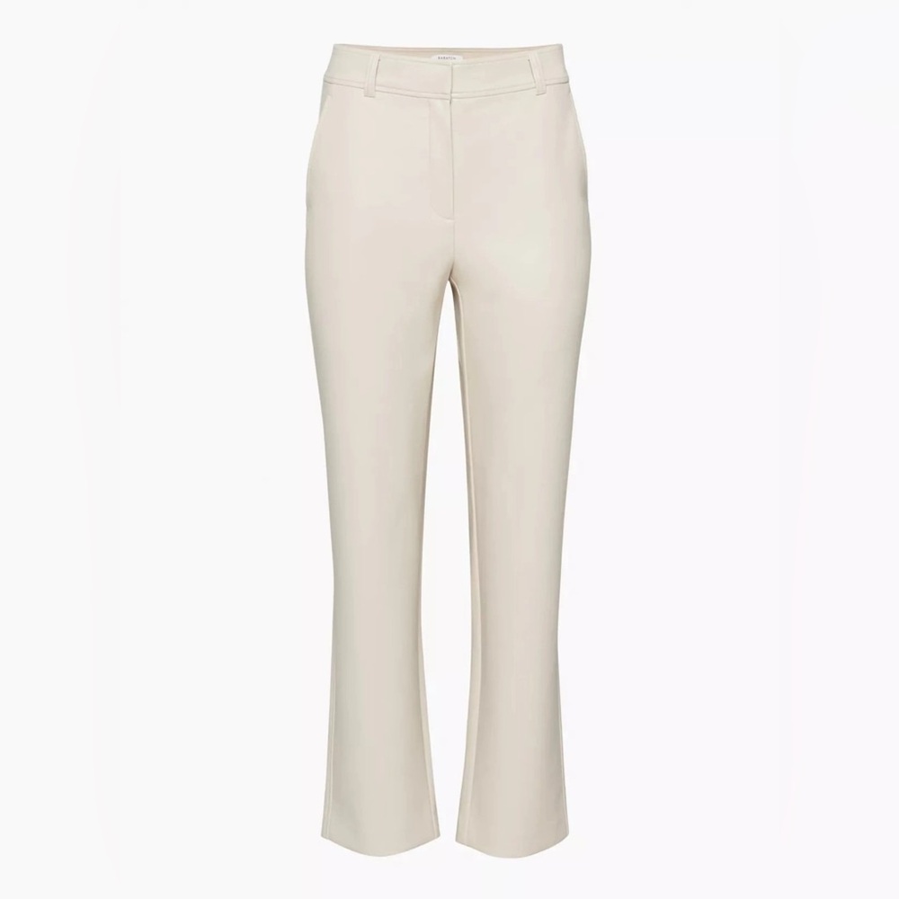 Aritzia Cream Tailored Flare Pants